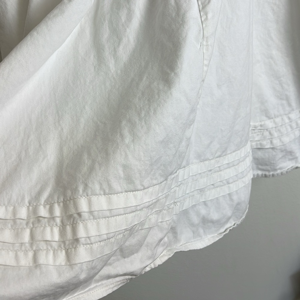 Reclaimed Vintage Soft denim twill smocked babydoll dress M - Picture 8 of 11